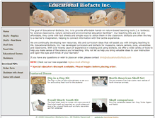 Tablet Screenshot of educationalbiofacts.com